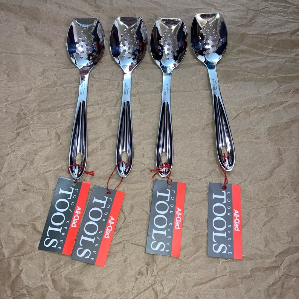 4 x all clad slotted spoon